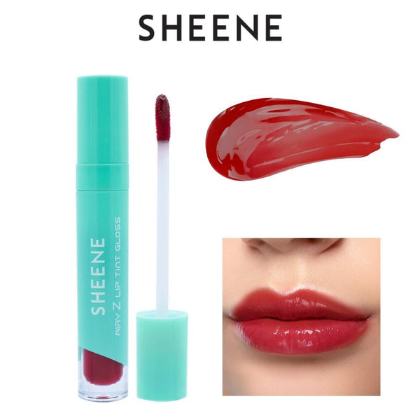 SHEENE  AIRY - Z   LIP TINT GLOSS ผสมผสานระหว่างลิปทินท์และลิปกลอส เนื้อสัมผัสที่บางเบา เกลี่ยง่าย