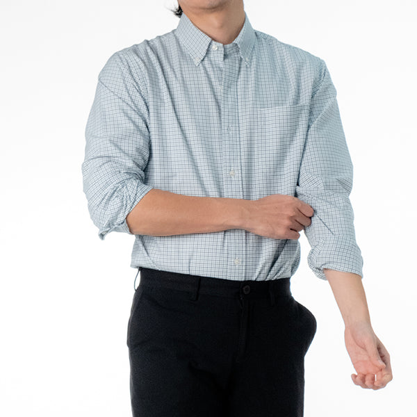 era-won เสื้อเชิ้ต รุ่น Oxford shirts Mercerizing สี REPUBLIC OF CHECK 