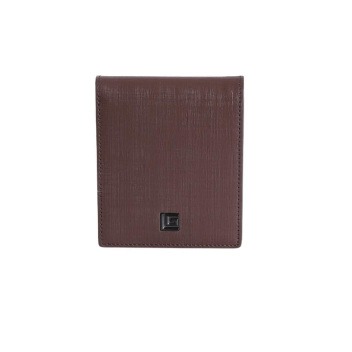 Guy Laroche กระเป๋าสตางค์หนังอัดลาย พับสั้น 8 การ์ด สีน้ำตาล (BW31621W5BRS1) ICCSHOPPING
