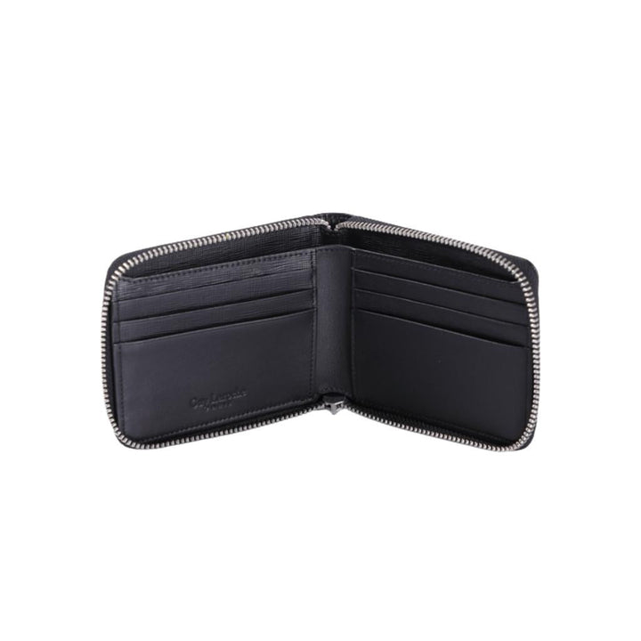 Guy Laroche กระเป๋าสตางค์พับสั้น ซิปรอบ รุ่น MGW0652ZW5 - สีดำ ICCSHOPPING