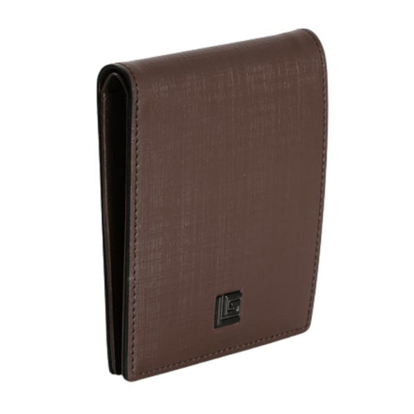 Guy Laroche กระเป๋าสตางค์หนังอัดลาย พับสั้น 8 การ์ด สีน้ำตาล (BW31621W5BRS1) ICCSHOPPING