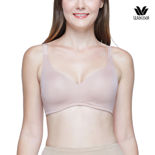 Wacoal Curve Diva Wireless Bra บราไร้โครง เก็บกระชับ สาวคัพใหญ่ รุ่น WB7525 Wacoal