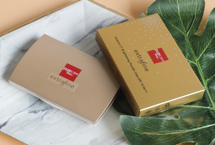 BSC Pure Care (บีเอสซี เพียวแคร์) EXTRA FINE & WHITE POWDER CAKE 13g. Purecare BSC