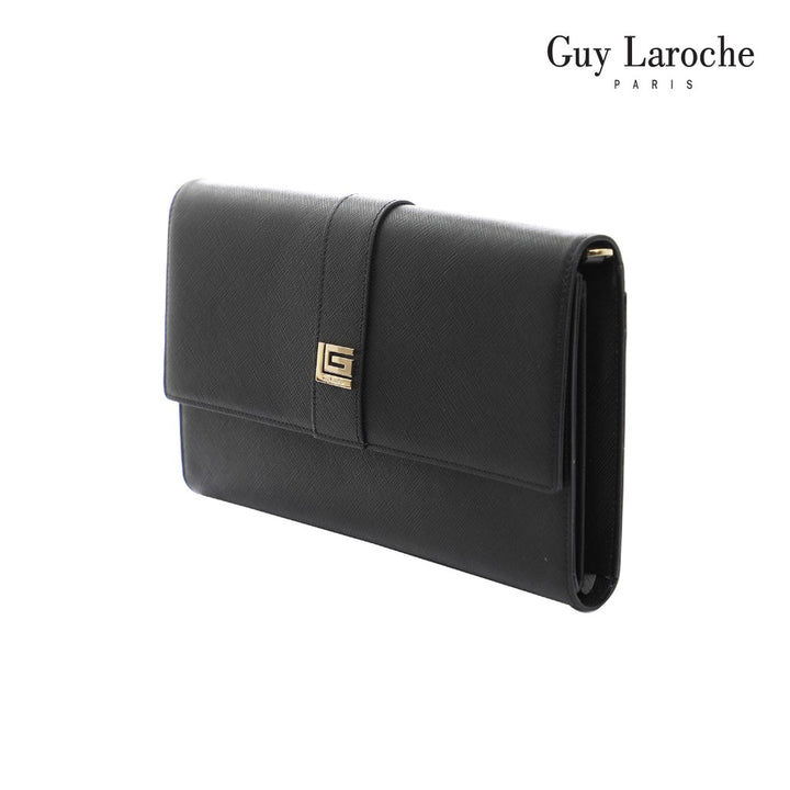 Guy Laroche กระเป๋าสะพายสตรี รุ่น CLASSIC III ( หนังอัดลาย ) - AGH0112_BL 