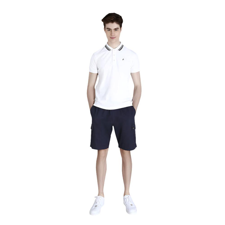 ARROW CARGO SHORT PANTS กางเกงขาสั้นคาร์โก้เอวยางยืด เซ็ท 3 ตัว สีกรม, กากี, น้ำตาล สุดคุ้ม MHCC2B9 ARROW