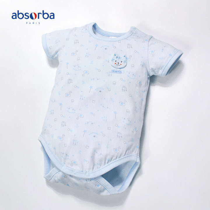 จำหน่ายเฉพาะออนไลน์ - แอ็บซอร์บา ชุดบอดี้สูท สีฟ้า สำหรับเด็กอายุแรกเกิด - 3  เดือน คอลเลคชั่น Coeur & Etoile ICCSHOPPING