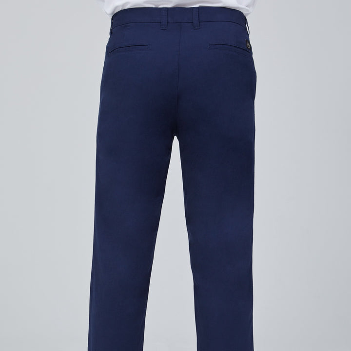 ARROW กางเกงลำลองขายาว Chino Pants ทรง Smart สีกรม MSCM9V2-NV 