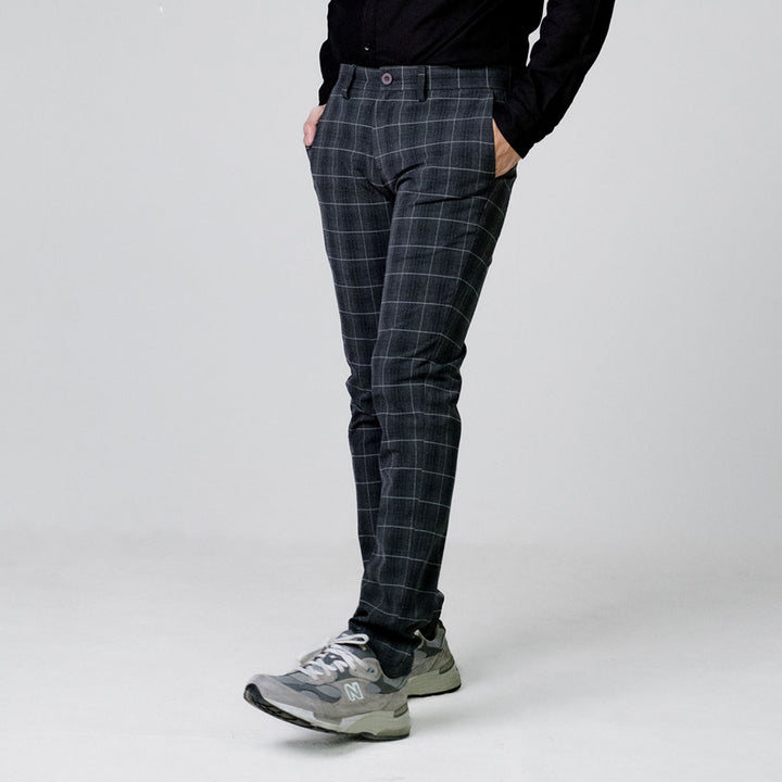 era-won กางเกงสแลคขายาว Workday Monotone Festive สี Dark Cloud 