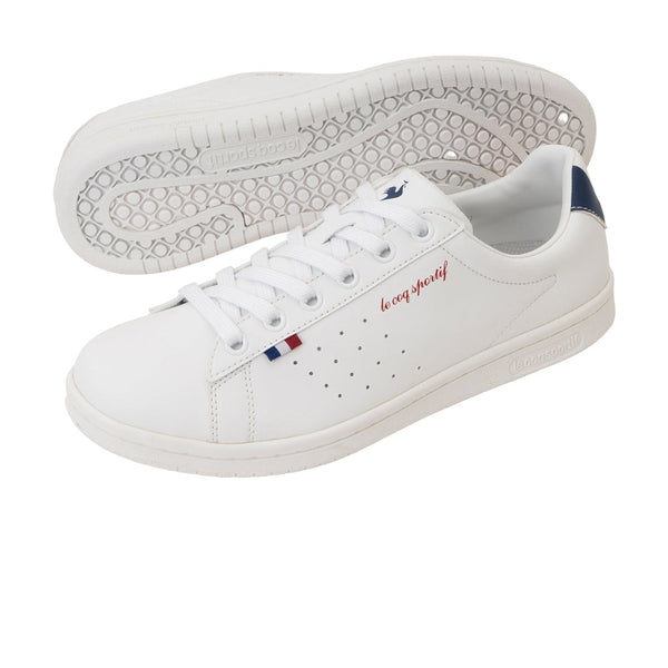 le coq sportif รองเท้าชาย-หญิง รุ่น LA ROLAND SL สีขาว-ไตรคัลเลอร์ 