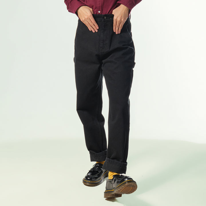 era-won กางเกงยีนส์ รุ่น DENIM CARPENTER  สี Black Wash 
