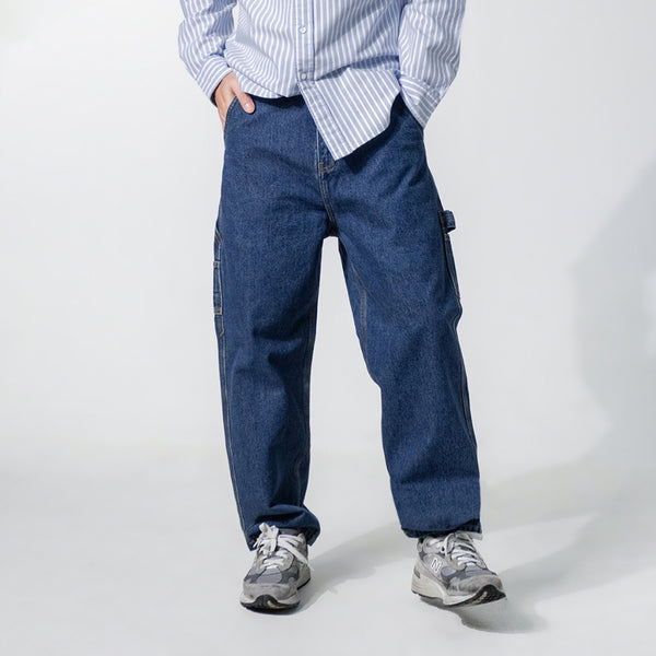 era-won กางเกงยีนส์ รุ่น DENIM CARPENTER สี DARK WASH 