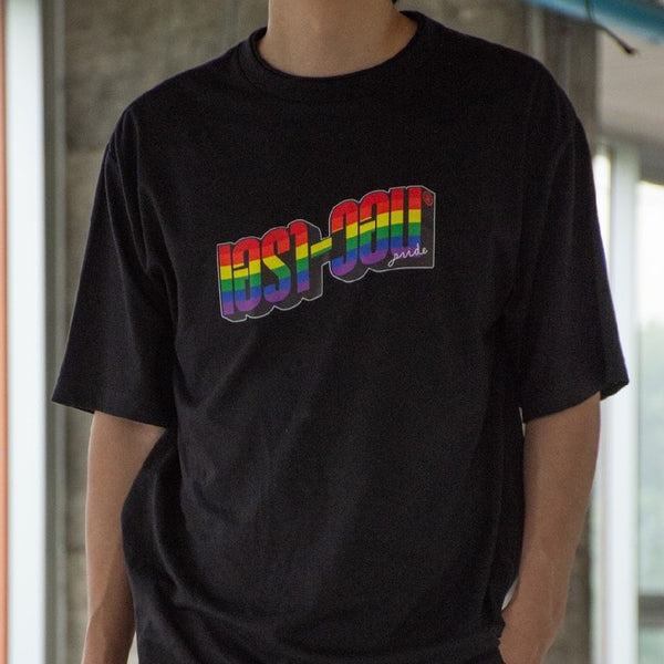 era-won เสื้อยืด Oversize T-Shirt PRIDE สี Black Pride