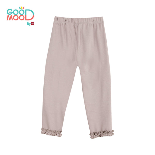 Good Mood by bsc กางเกงเลกกิ้งขา 4 ส่วน สำหรับเด็กอายุ 2-9 ปี ผ้า Cotton Spandex สีเทา ICCSHOPPING