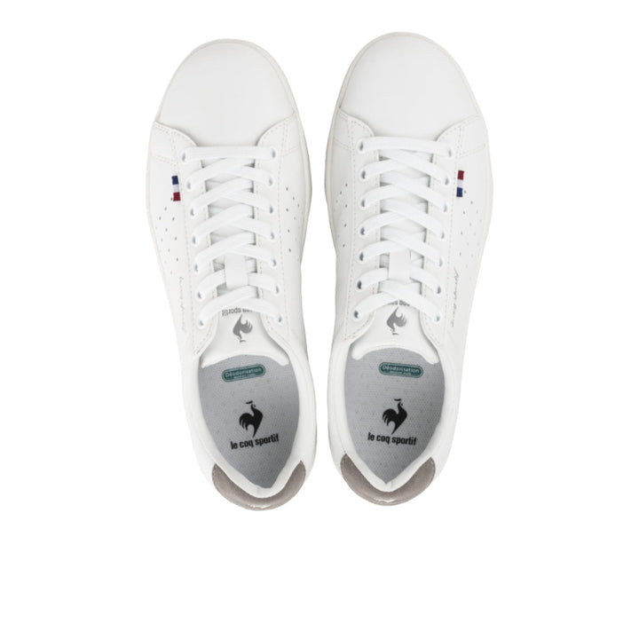 le coq sportif รองเท้าชาย-หญิง รุ่น LA ROLAND SL สีขาว-เทา 