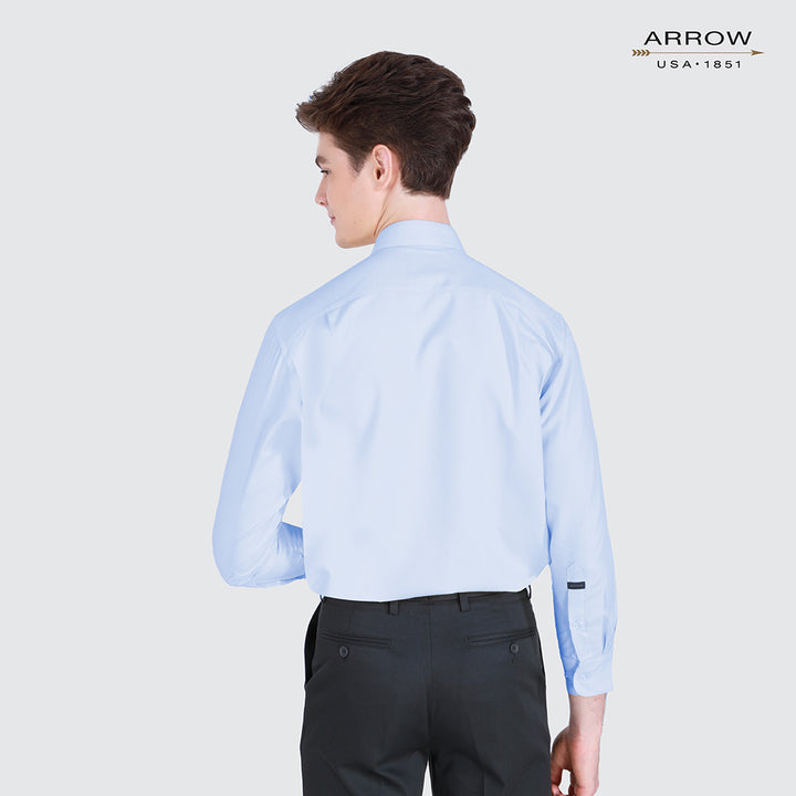 ARROW เสื้อเชิ้ต Non Iron แขนยาว ทรง Comfort Fit สีฟ้า MACC763S4BSBU 