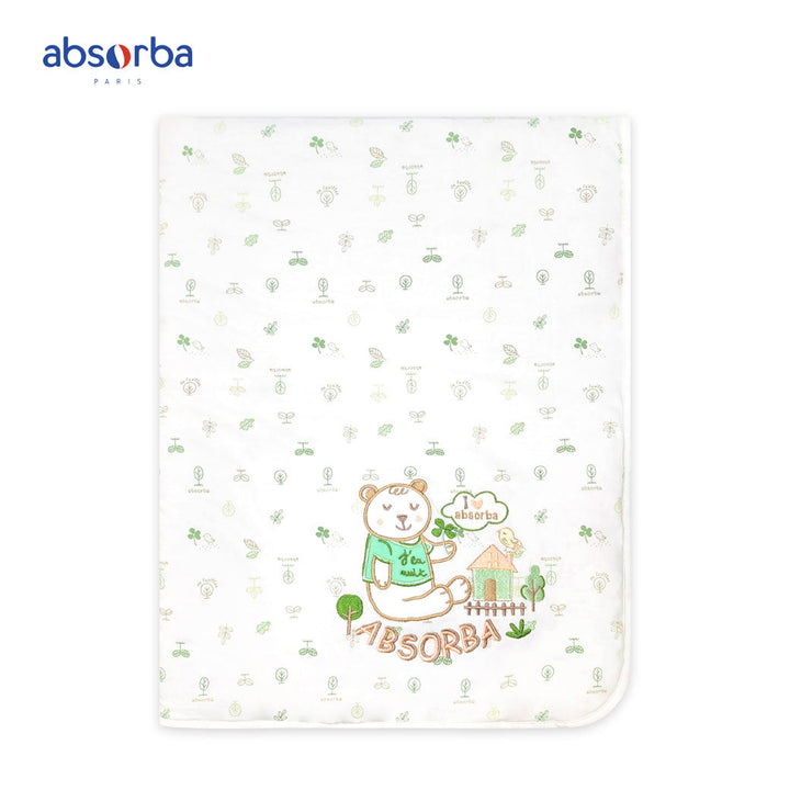 จำหน่ายเฉพาะออนไลน์ - แอ็บซอร์บา ผ้าห่มเด็กแรกเกิด ขนาด 31x41 นิ้ว มี 2 ลายให้เลือก ICCSHOPPING