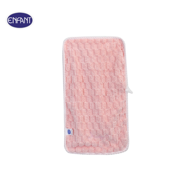 ENFANT (อองฟองต์) ผ้าขนหนู Pop corn ลายอองฟองต์ สีชมพู ENFANT