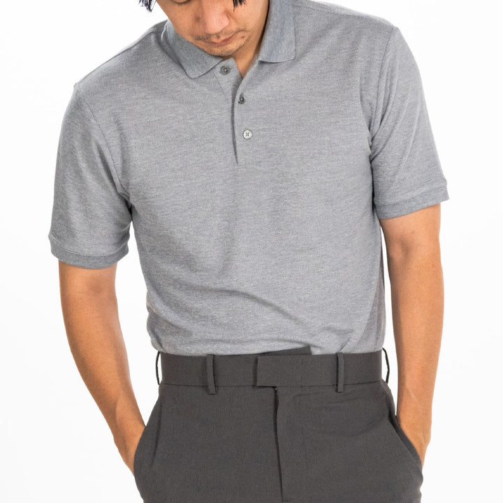 era-won เสื้อโปโล แขนสั้น ทรงสลิม Polo Golf รุ่น Alway Fresh สี GREY 