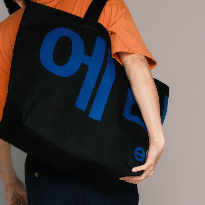 era-won กระเป๋าผ้า Jumbo tote-bag KOREA BAG สี Lightsabor ฺBlue 