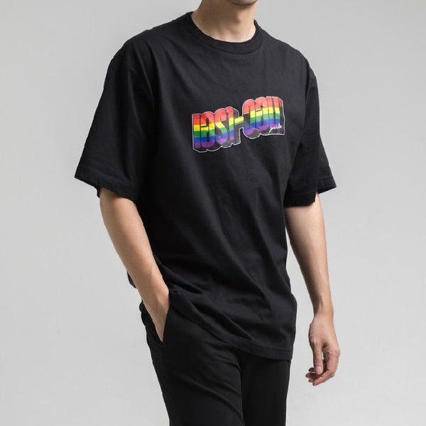 era-won เสื้อยืด Oversize T-Shirt PRIDE สี Black Pride
