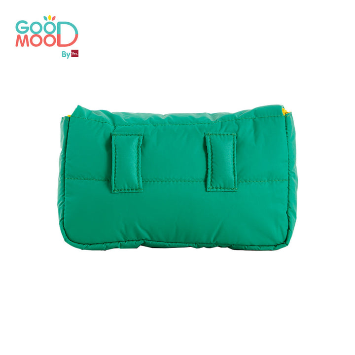 Good Mood by bsc กระเป๋า 2in1 สะพายข้าง+คาดอก สกรีน โลโก้ GOOD MOOD สีเขียว สำหรับเด็กอายุ 3-8 ปี ผ้า Poly ICCSHOPPING