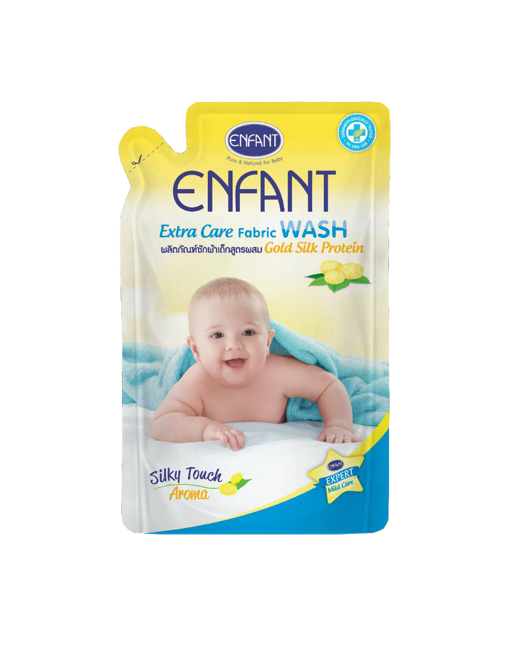 [ซื้อ3แถม3] ENFANT (อองฟองต์) Extra Care Fabric Wash ผลิตภัณฑ์ซักผ้าสำหรับเด็กแรกเกิดและถนอมผิวบอบบาง สูตรผสม Gold Silk Protein 700 ml. 