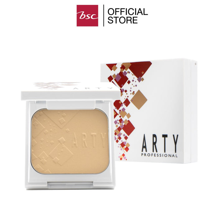 [ ตลับจริง แถม รีฟิล ] ARTY AURA POWDER CAKE SPF 25 PA++ 11 กรัม แป้งผสมรองพื้น อันเป็นที่สุดแห่งแสงและสี เนื้อละเอียด 