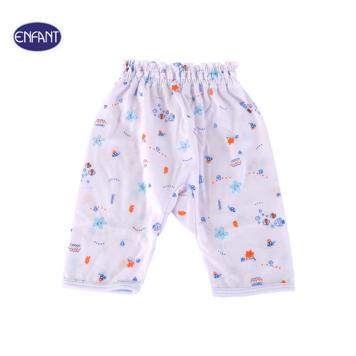 ENFANT (อองฟองต์) Gift set Debon by Enfant เซ็ตเสื้อผ้า 1กล่อง/6ไอเท็ม สำหรับเด็ก 0-3 เดือน ผ้าคอตตอน 100% สีฟ้า 