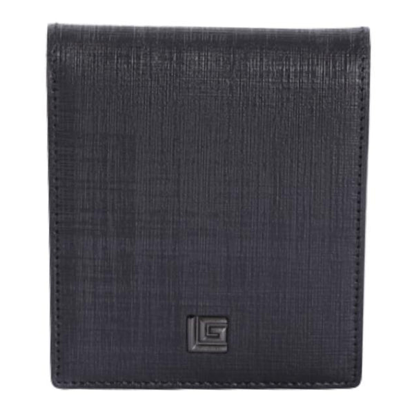 Guy Laroche กระเป๋าสตางค์หนังอัดลาย พับสั้น 8 การ์ด สีดำ (BW31621W5BLS1) ICCSHOPPING