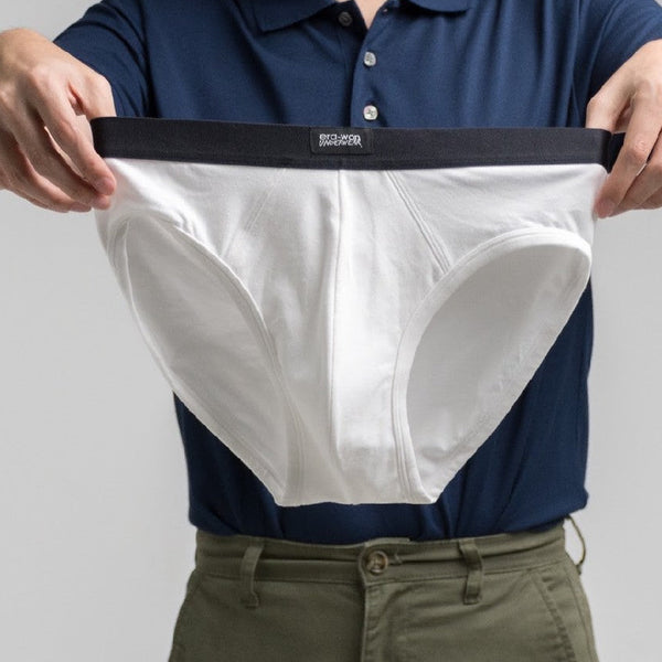 era-won กางเกงในไข่สะอาด Zinc Plus Anti-bacteria Underwear Bikini สี Panda (สีขาว-ขอบดำ) (แพ็ค 2 ตัว)