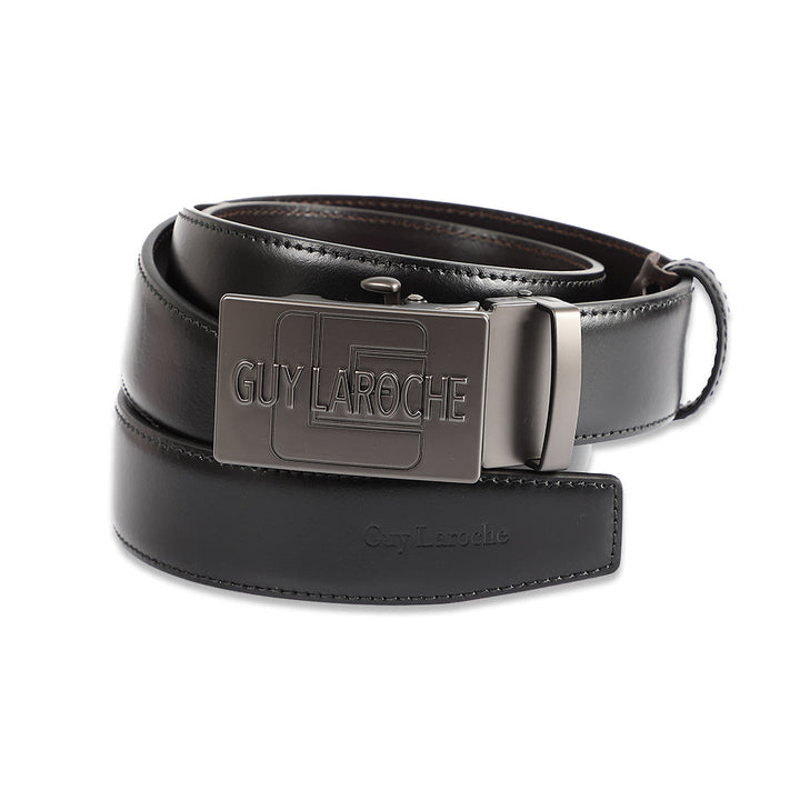 Guy Laroche เข็มขัดหนังผู้ชาย (สีดำ) - BB51033S3BL Guy Laroche