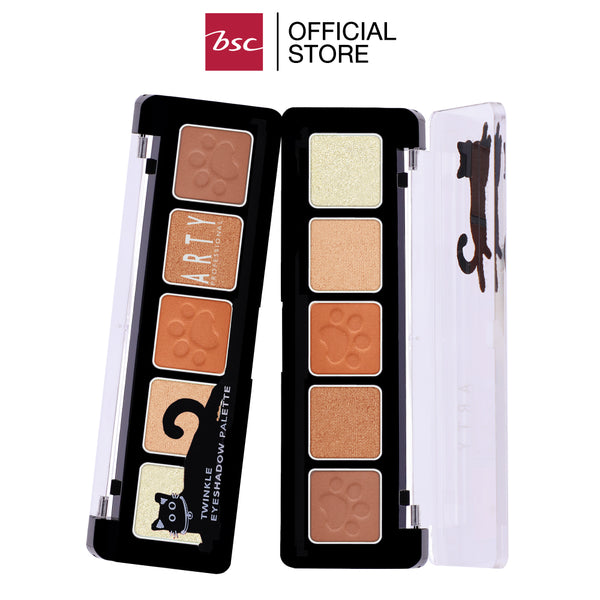 ARTY PROFESSIONAL TWINKLE EYESHADOW PALETTE อาร์ทตี้ โปรเฟสชั่นแนล ทวิงเกิ้ล อายแชโดว์ พาเลท