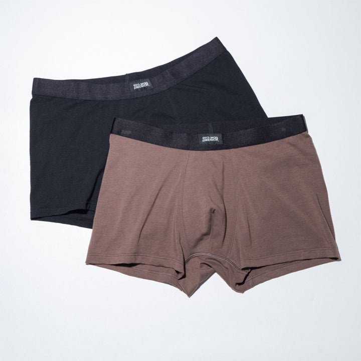 era-won กางเกงใน Anti-bacteria Underwear trunk 2 ชิ้น สี Black-Brown 