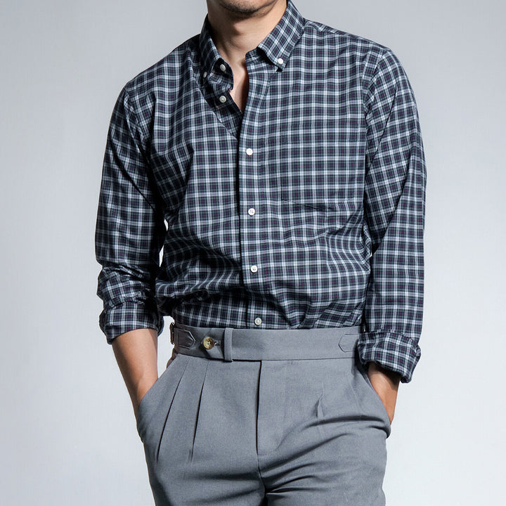 era-won เสื้อเชิ้ต ทรงปกติ รุ่น Dress Shirt สี Monaco black 