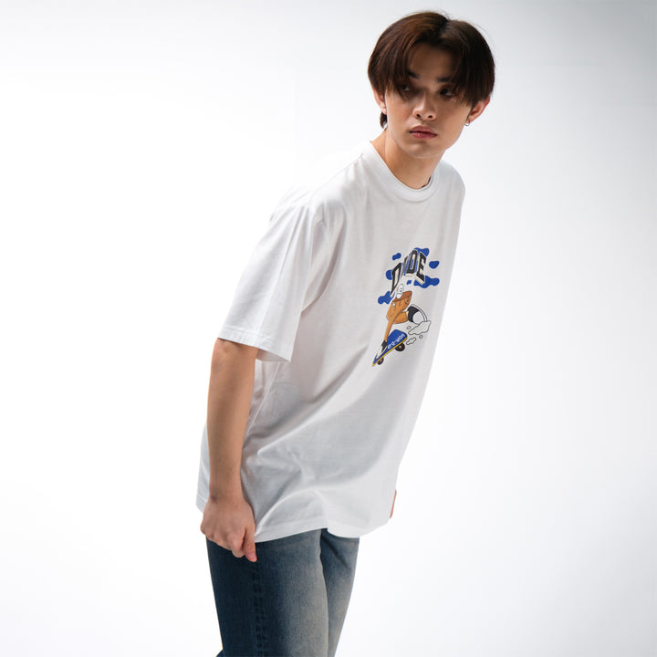 era-won เสื้อยืด oversize collection “Toy-art" สี WHITE 