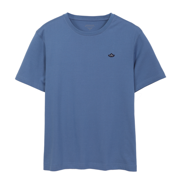 ARROW Aero Cot Tee เสื้อยืด คอกลม สีฟ้าเข้ม MTHO862-NB 