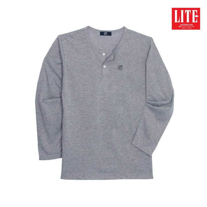 ARROW LITE T-SHIRT  เสื้อยืด แขนยาว คอกลม เนื้อผ้านุ่ม ใส่สบาย 1 Pack 3 ตัว ดำ เทา กรมท่า Arrow Lite