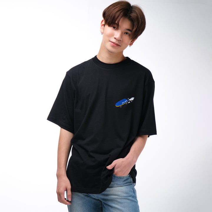 era-won เสื้อยืด oversize collection “Toy-art" สี Black 