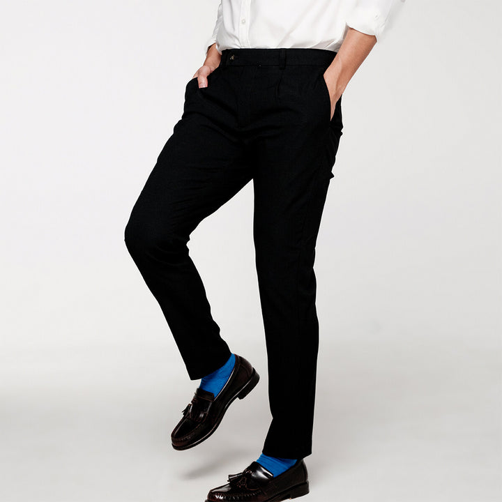 era-won กางเกง รุ่น Luxury details V3 ทรง Skinny Crop สี Black 