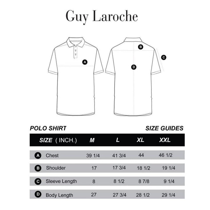 Guy Laroche เสื้อโปโลแขนสั้น สีฟ้า เนื้อผ้า 100% Polyester ทรง Extra FIT รุ่น BKL7301W5BU ICCSHOPPING