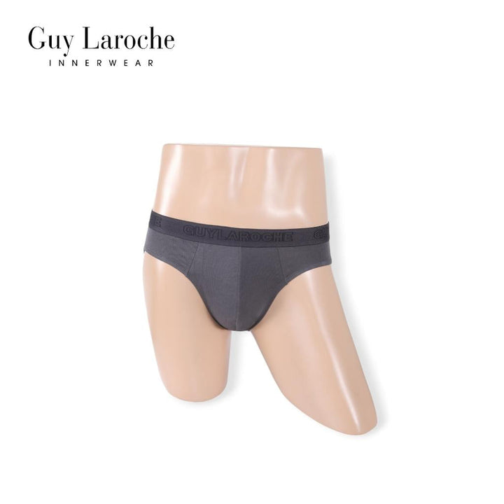 (NEW) Guy Laroche กางเกงในชาย สัมผัสนุ่ม กระชับ สวมใส่สบาย แพ็ค 2 ตัว สีเทา รุ่น JUS4501R5GY ICCSHOPPING