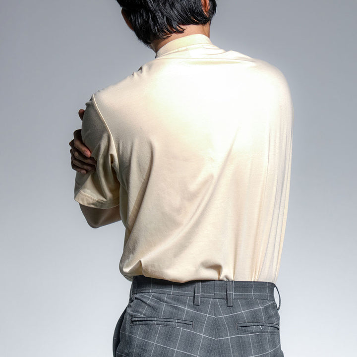 era-won เสื้อยืด Oversize T-Shirt สี Beige 