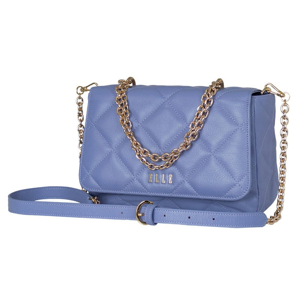 ELLE BAG I กระเป๋าถือ ELLE QUITING HANDBAG รุ่นกระเป๋าสะพายคิ๊วติ่ง หนังวัวแท้ (Shoulder bag) I EWH163 Elle