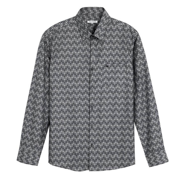 Guy Laroche เสื้อเชิ้ตแขนยาวใส่ทำงาน ลายตาราง มี 2 สีให้เลือก (BAB9200W4) ICCSHOPPING