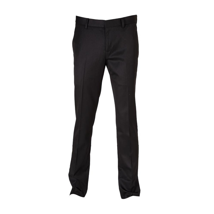 Guy Laroche กางเกงสแล็ค (รุ่นBSB6281P4) ทรงกระบอก ไม่มีจีบทรง(SLIM FIT) - สีดำ ICCSHOPPING
