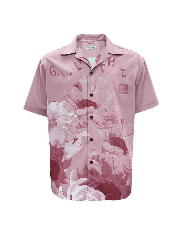Guy Laroche เสื้อเชิ้ตลำลองแขนสั้น พิมพ์ลาย ทรง HAWAII รุ่น BAC7402S5 ICCSHOPPING