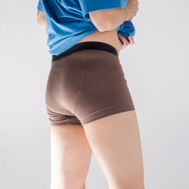 era-won กางเกงใน Anti-bacteria Underwear trunk 2 ชิ้น สี Black-Brown 