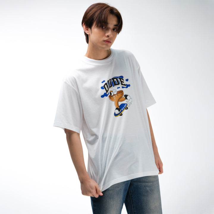 era-won เสื้อยืด oversize collection “Toy-art" สี WHITE 