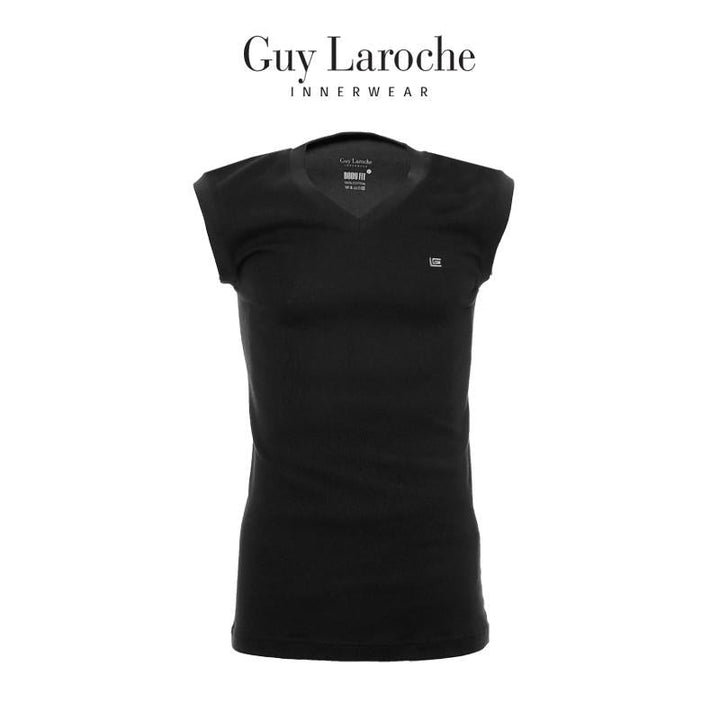 Guy Laroche (เสื้อแขนกุดคอวี Bady fit) มีให้เลือก 3 สี ผ้า Cotton USA 100% รุ่น(JVS2423R4) ICCSHOPPING