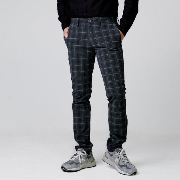 era-won กางเกงสแลคขายาว Workday Monotone Festive สี Dark Cloud 